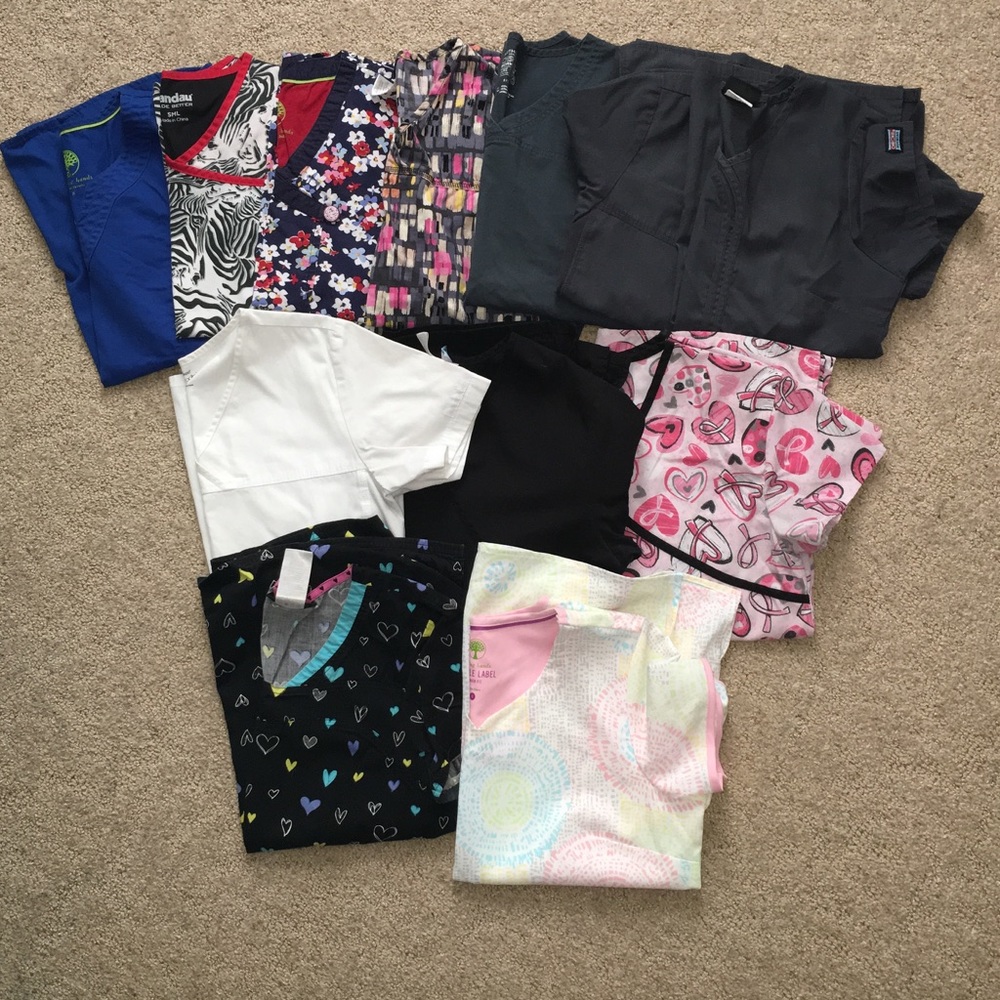 Scrub tops
